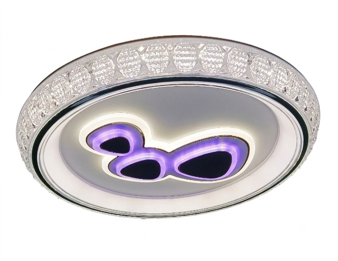 Modern LED Crystal Ceiling Light (RGB)