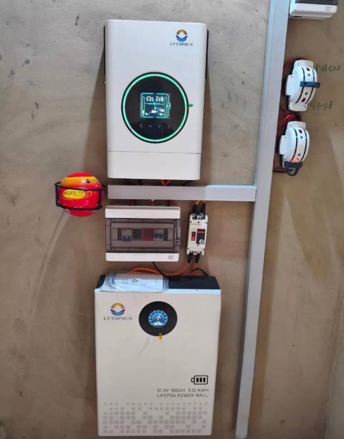 LVTOPSUN 6kW /5kWh Lith Batt Solar Power System