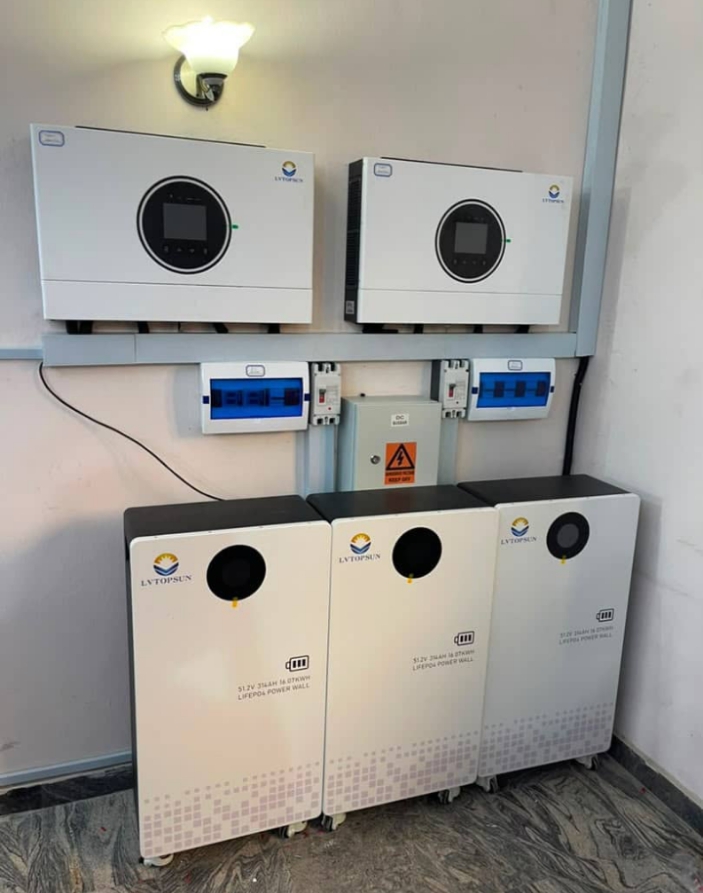 LVTOPSUN 24kW / 45kWh Lith Batt Solar Power System