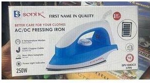 SONIK 250W AC/DC Pressing Iron